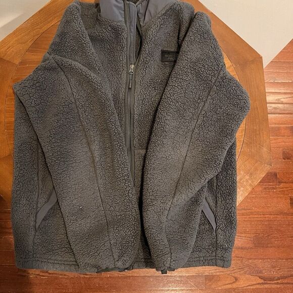 The North Face Gray Fleece Jacket Black Label M Men Outdoor Hiking Gorpcore Flaw - Picture 10 of 14